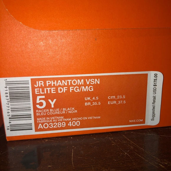 Jr Phantom Vision Size 5 - Picture 4 of 5